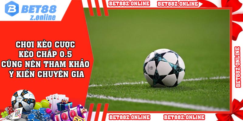 Chơi kèo cược kèo chấp 0.5 cũng nên tham khảo ý kiến chuyên gia