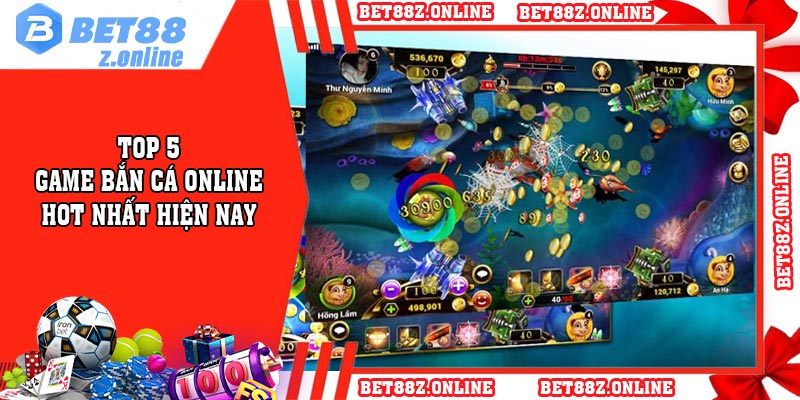Top 5 game bắn cá online hot nhất hiện nay